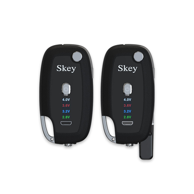 Key Fob Box Mod 510 Thread Oil Vape Pin 3.6V 500mAh Điện áp thay đổi