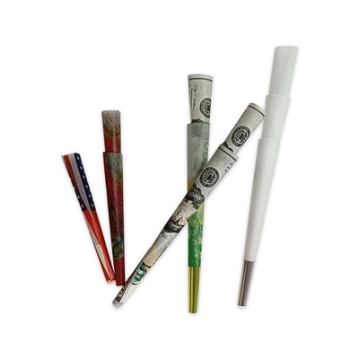 Giấy gạo lứt trước cuộn hình nón Đốt cháy chậm 84mm 98mm ROHS đã được phê duyệt