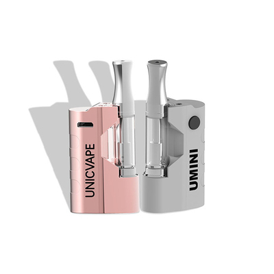 CBD 510 Luồng pin E Cig có thể sạc lại 500mah Cuộn gốm