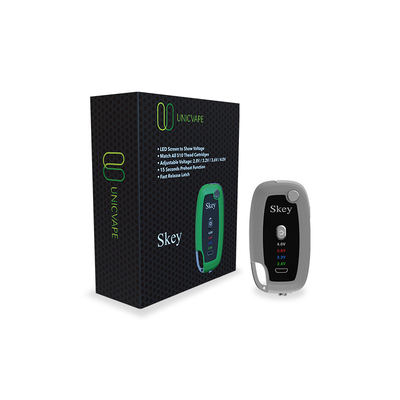 510 Luồng làm nóng trước Pin Vape Kim loại Tấm pin chính Fob Dầu thiết bị hóa hơi