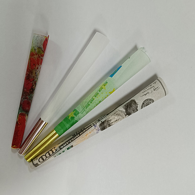 Nâu trắng trước cuộn hình nón Giấy gạo tùy chỉnh Kích thước 109mm 1gram
